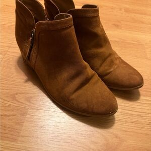 Brown Suede Ankle Boots